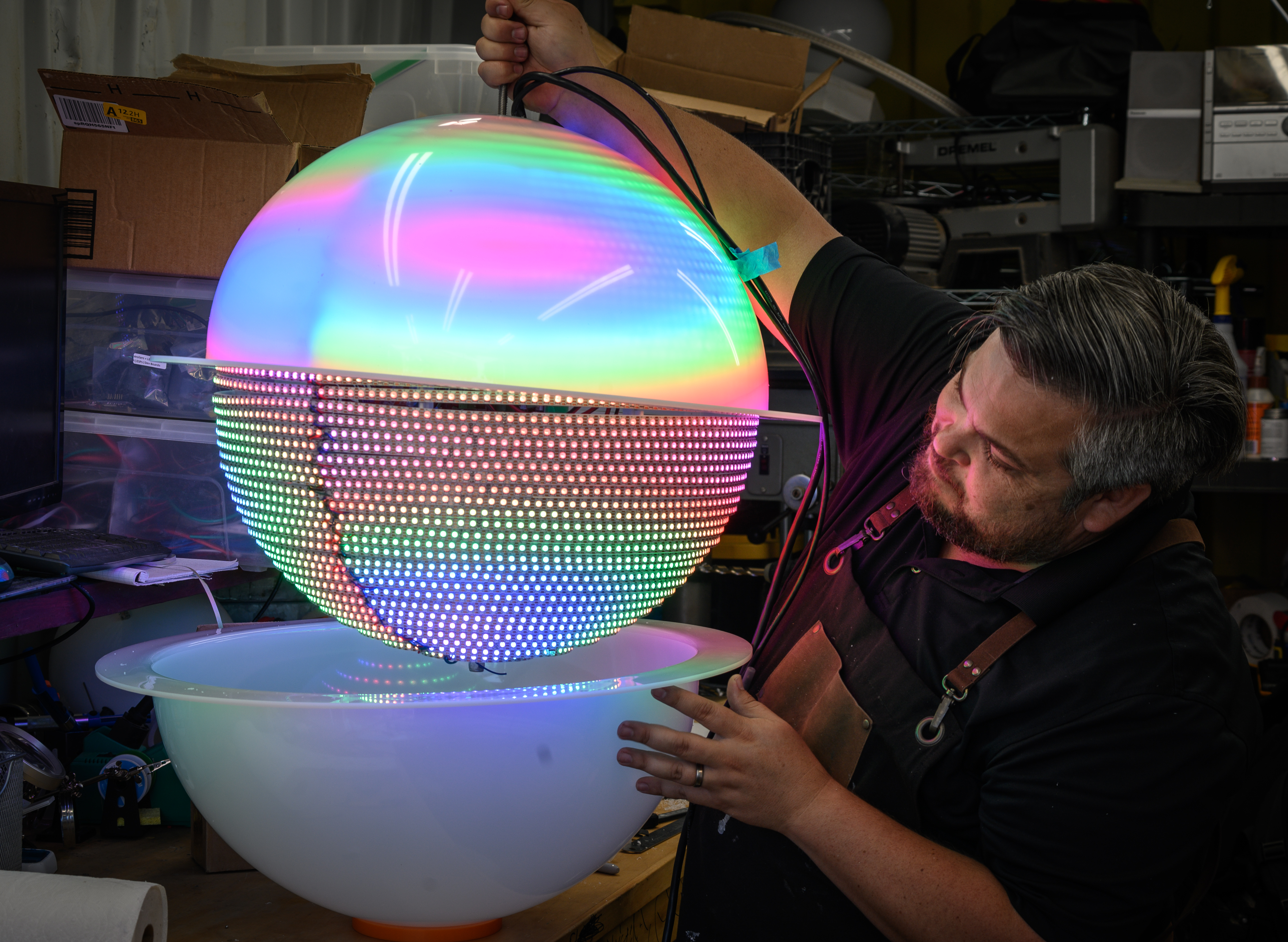 Jim Cortez, artist behind Electric Gerbil